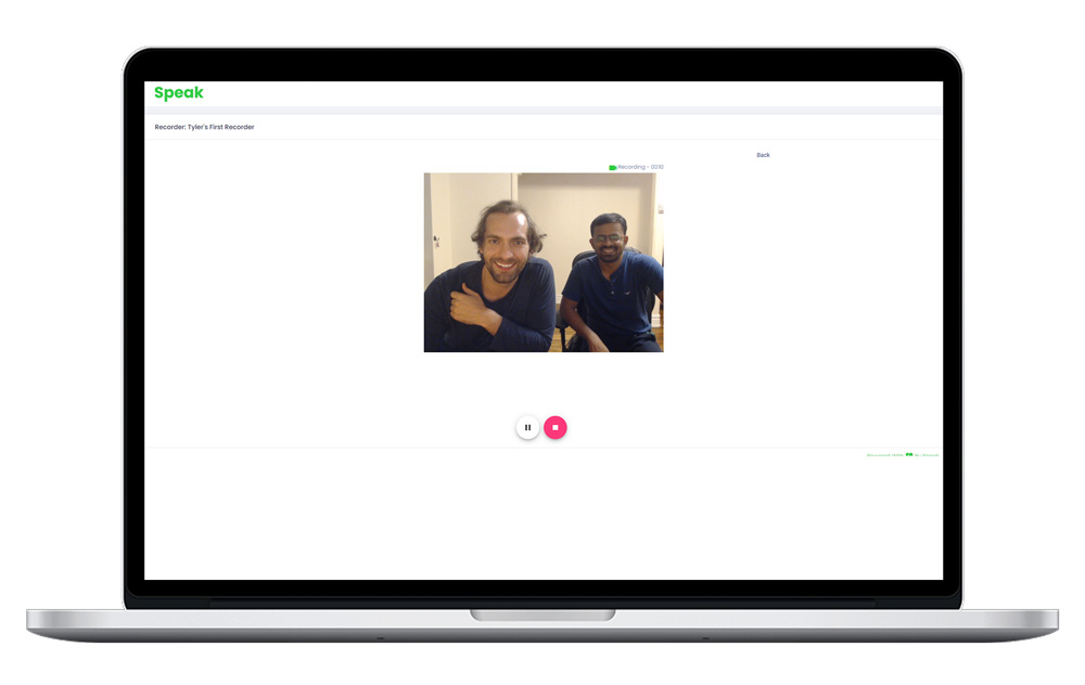 Speak Embeddable Audio and Video Recorder